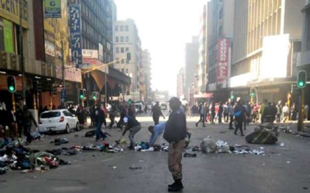 Protests in Johannesburg
