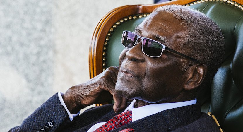 Former Zimbabwe President Robert Mugabe