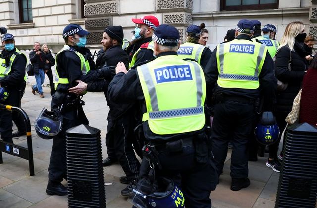155 arrested in London