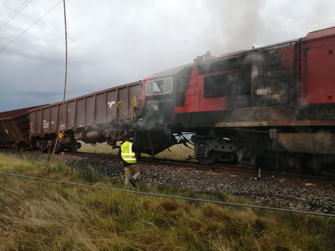 6 people injured in North West freight and passenger train collision