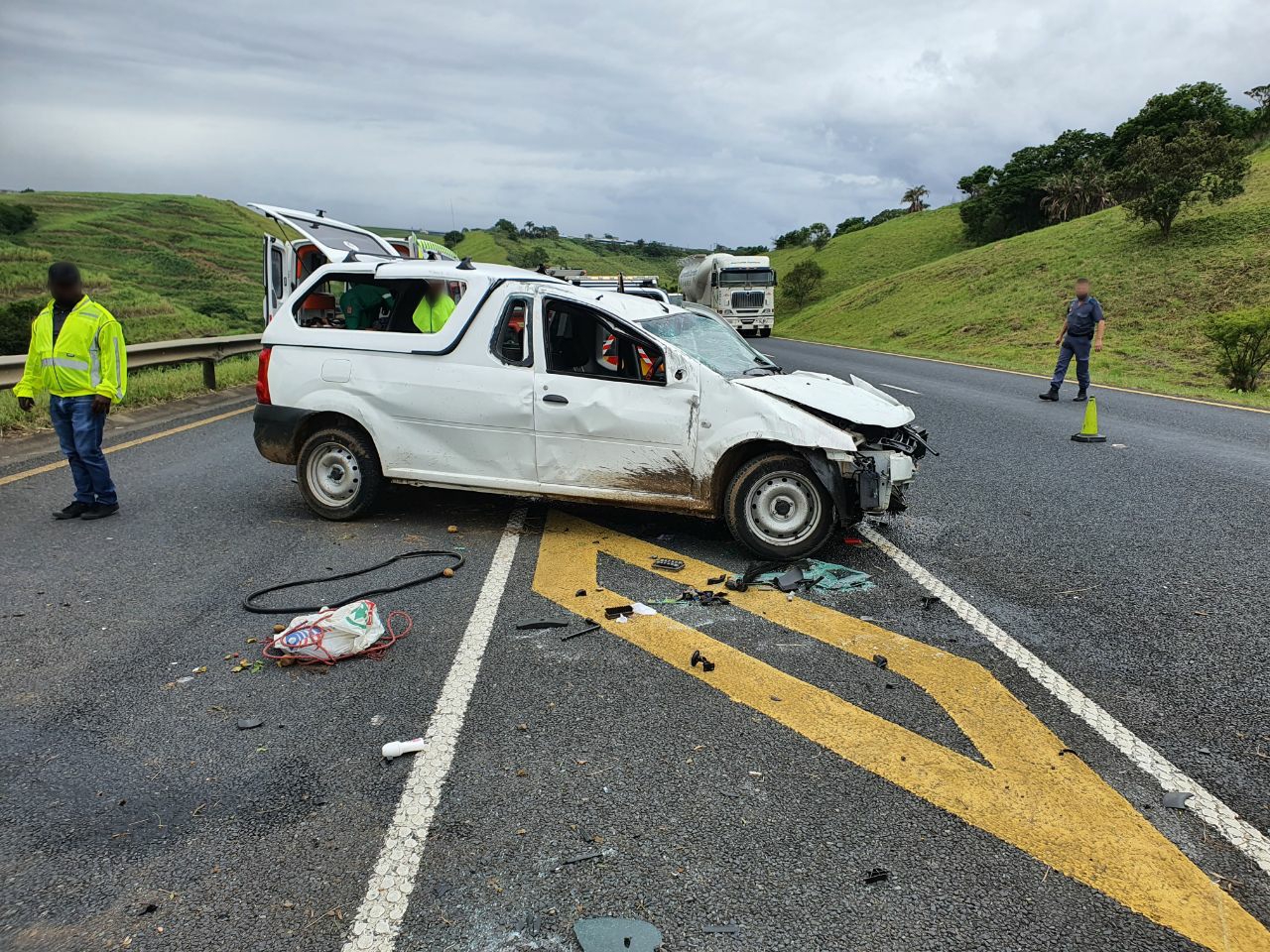 Six injured in KZN South Coast rollover