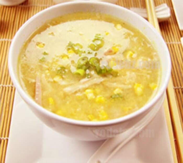 Chicken and sweetcorn soup
