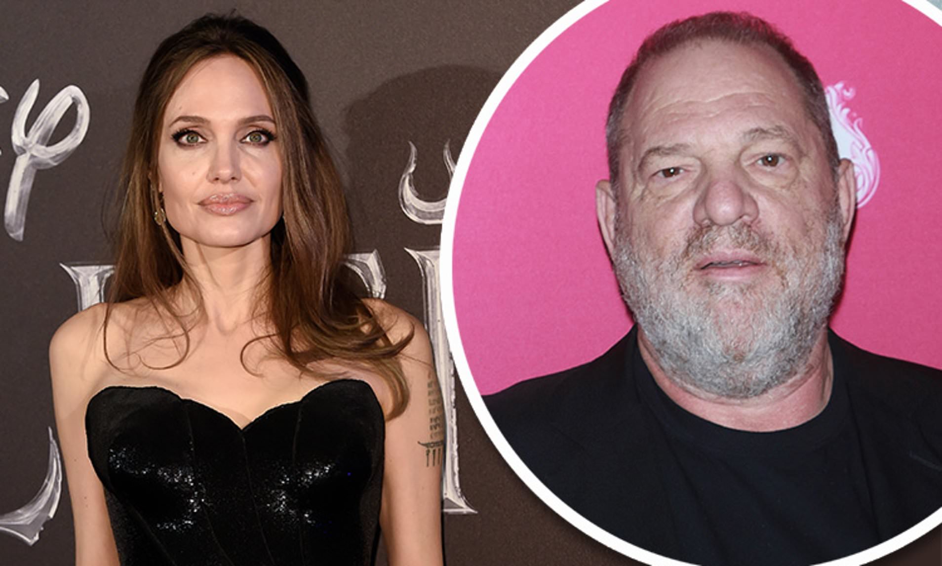 Harvey Weinstein and Angelina Jolie