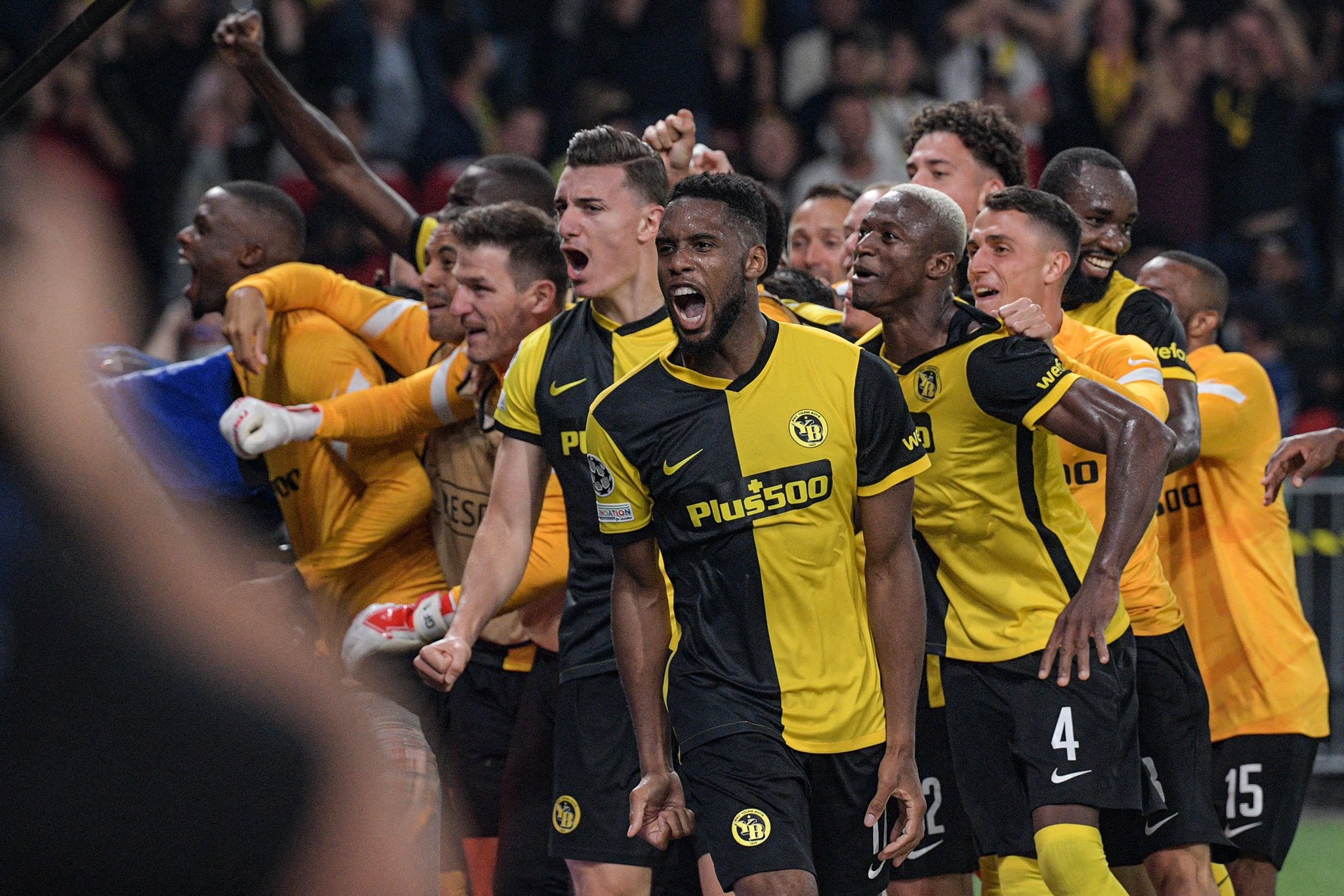 Young Boys 2 - 1 Manchester United