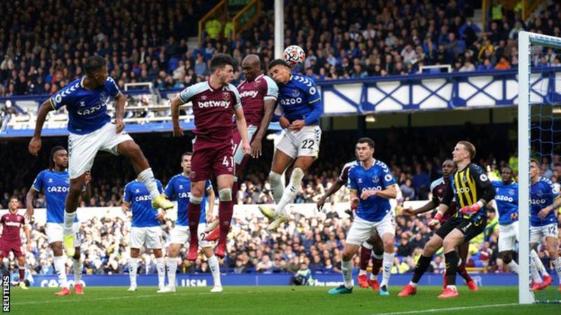 Everton 0 - 1 West Ham United