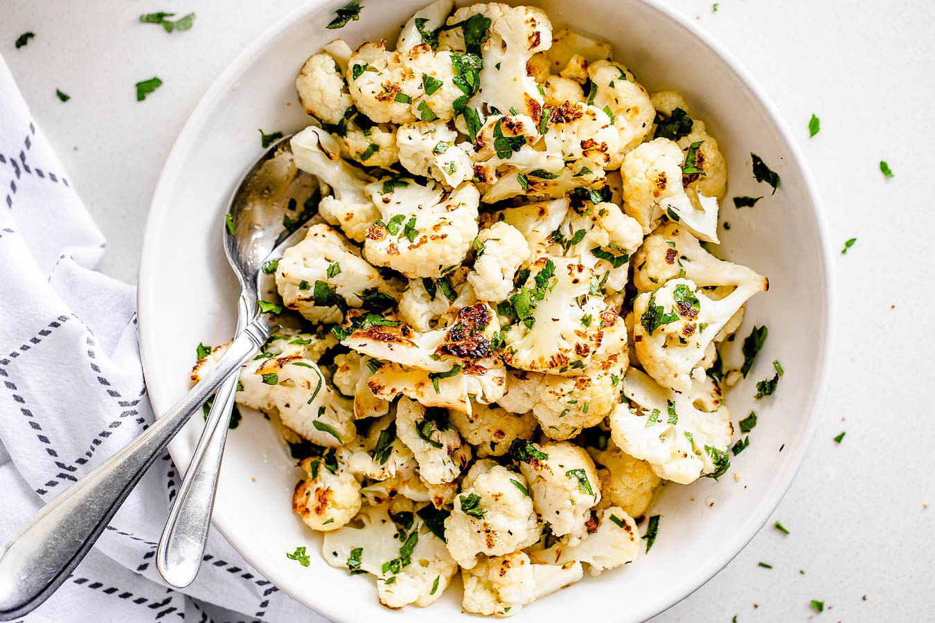 roasted cauliflower salad