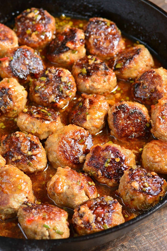 SWEET CHILLI TURKEY MEATBALLS