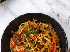 Beef chow mein