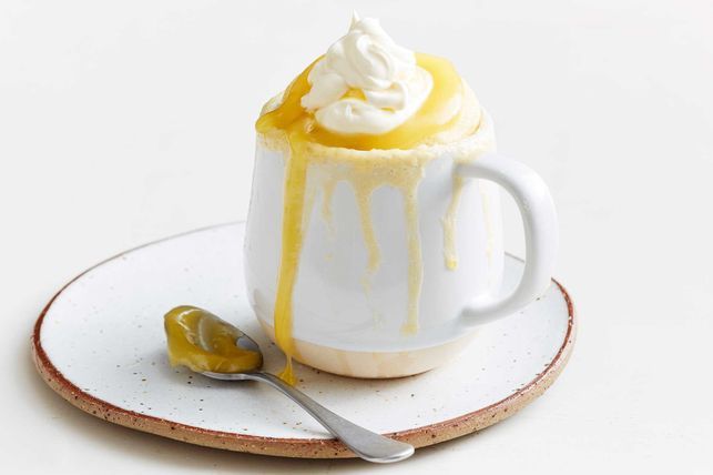 Golden syrup microwave mug cake recipe