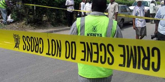 crime scene in Kenya