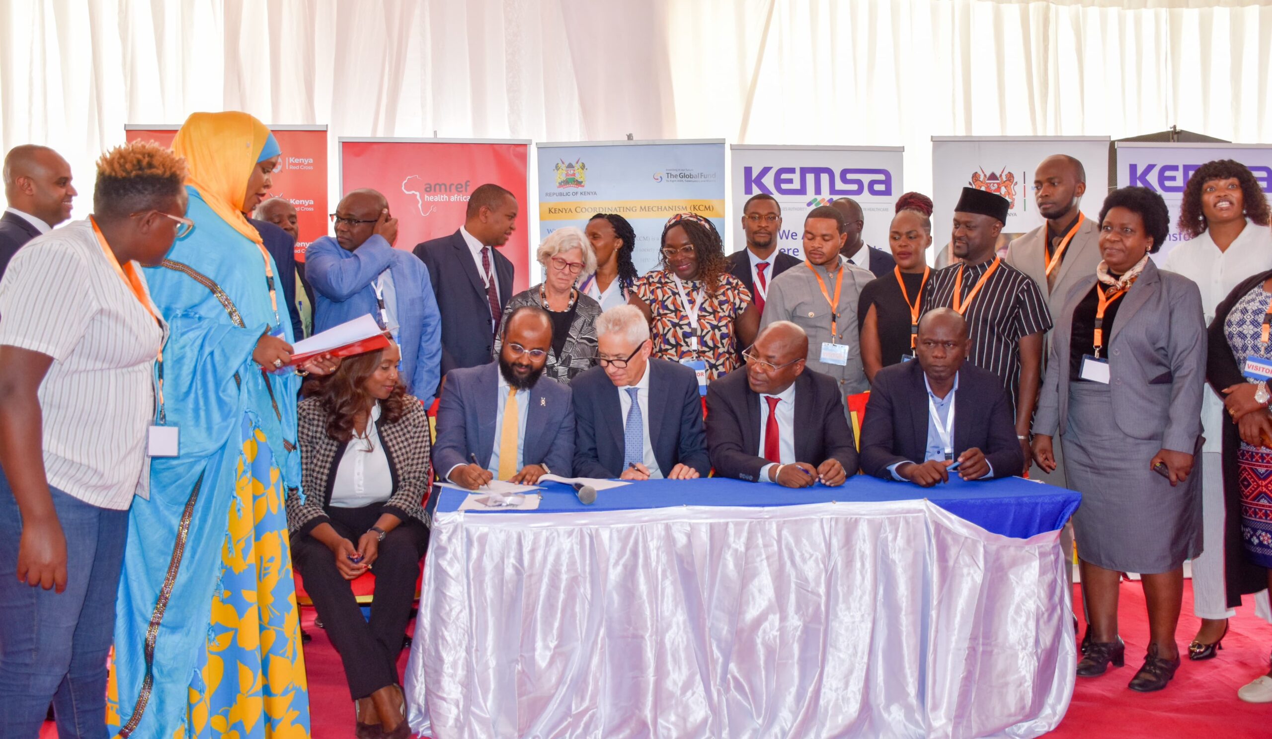 Kenya Red Cross and Global Fund sign grant to support UHC