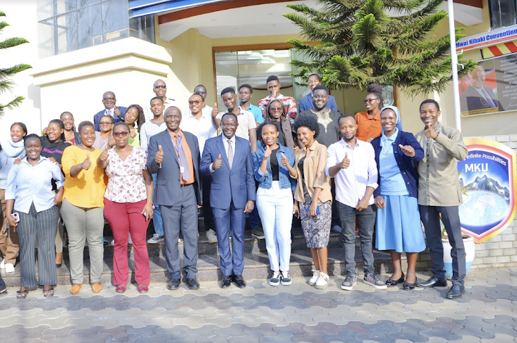 Mount Kenya University hosts Rwanda High Commissioner to Kenya John Muchucha